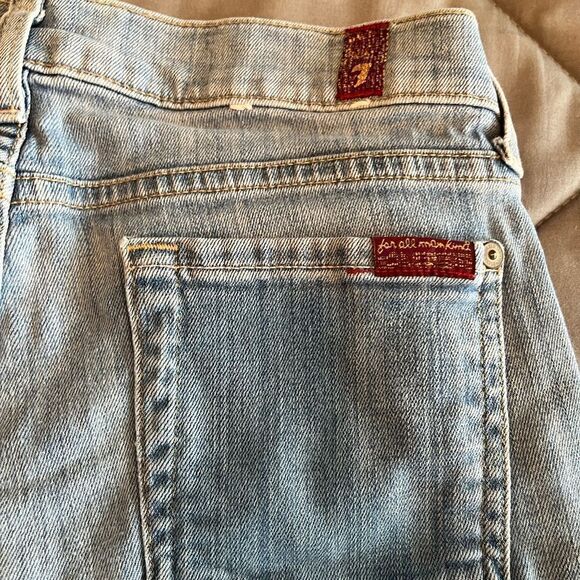 7 For All Mankind The Skinny Crop & Roll Jeans - Picture 6 of 8